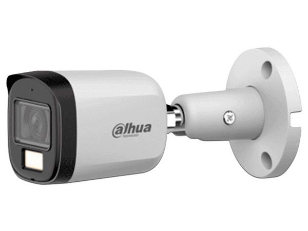 Cámara tipo Bala Dahua DH-HAC-B2A51N-U-IL-A de 5MP (2880 x 1620), Lente de 2.8mm, IR hasta 30m, IP67, Color Blanco.