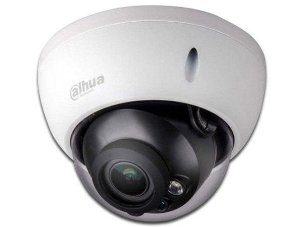 Cámara de Vigilancia Dahua DH-HAC-HDBW1200RN-Z-2712-S4 tipo Domo de 2MP, 1 canal de salida BNC o CBVS, Distancia IR hasta 30m, protección IP67 para exteriores Antivandálica IK10.