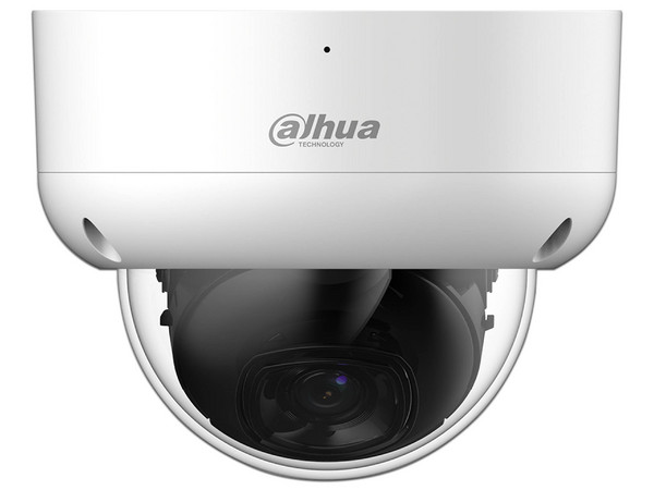 Cámara Tipo Domo Dahua DH-HAC-HDBW1500EAN-A-0280B-S3-DIP de 5MP (2880 x 1620), IR de Hasta 40m, IP67, IK10, Color Blanco.