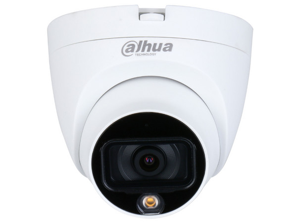 Cámara Tipo Domo Dahua DH-HAC-HDW1209TLQN-A-LED-0280B-S3 de 2MP Lite (1920 x 1080), Lente de 2.8mm, Sensor CMOS, IP67. Color Blanco.