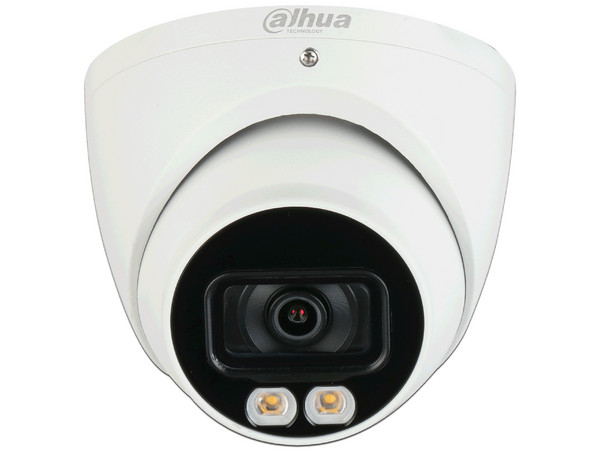 Cámara de vigilancia Dahua DH-HAC-HDW1239TN-IL-A, Tipo Domo, 2MP, Iluminador Dual Inteligente, Lente de 2.8 mm, 107 Grados de Apertura, Micrófono Integrado, IR hasta 40m, WDR Real de 130 dB, IP67.