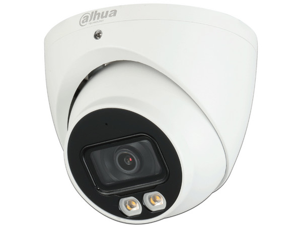 Cámara de vigilancia Dahua DH-HAC-HDW1239TN-IL-A, Tipo Domo, 2MP, Iluminador Dual Inteligente, Lente de 2.8 mm, 107 Grados de Apertura, Micrófono Integrado, IR hasta 40m, WDR Real de 130 dB, IP67.