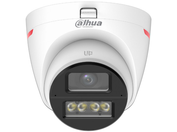Cámara Tipo Domo Dahua DH-HAC-HDW1249XN-IL-A-PRO de 2MP (1920 x 1080), Lente de 2.8mm, Iluminación Dual Inteligente de hasta 50m, IP67, Color Blanco.