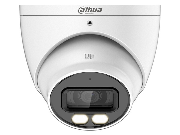 Cámara de Vigilancia tipo Domo DAHUA DH-HAC-HDW1500TN-IL-A de 5MP, IR hasta 40m, IP67, Micrófono Integrado.