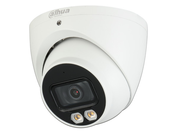 Cámara de Vigilancia tipo Domo DAHUA DH-HAC-HDW1500TN-IL-A de 5MP, IR hasta 40m, IP67, Micrófono Integrado.