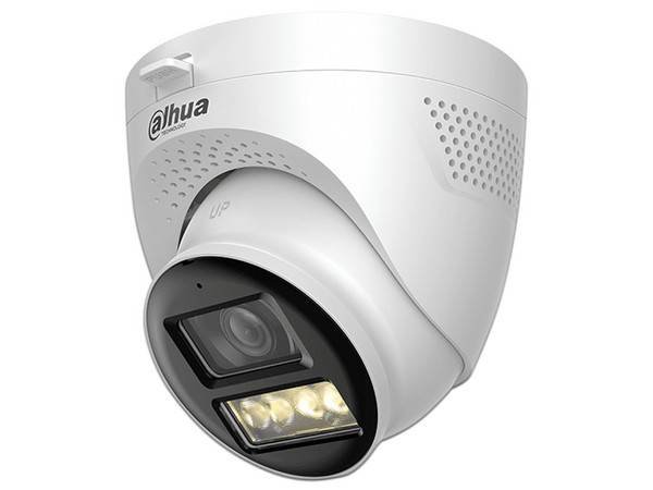 Cámara IP Tipo Domo DAHUA DH-HAC-HDW1500TQN-IL-T de 5 MP (2880 x 1620), IR de 40 Metros, IP67, PoE.