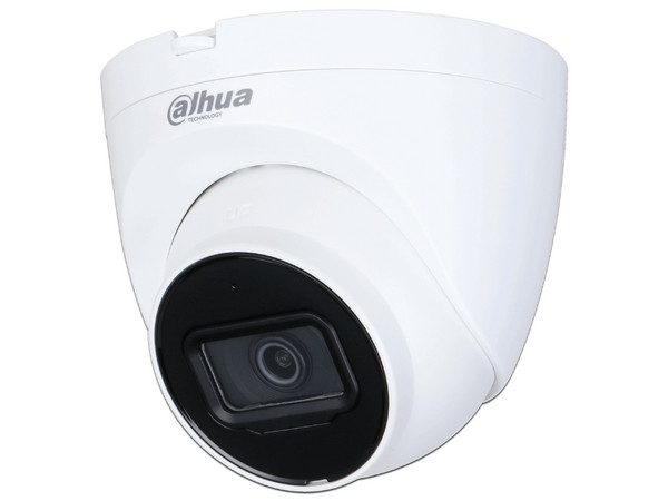 Cámara de Vigilancia Tipo Domo Dahua DH-HAC-HDW1801TQN-A de 8MP, Lente 2.8mm (3840 x 2160p), IR de hasta 40m, IP67. Color Blanco
