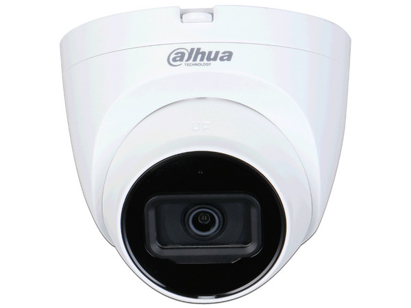 Cámara de Vigilancia Tipo Domo Dahua DH-HAC-HDW1801TQN-A de 8MP, Lente 2.8mm (3840 x 2160p), IR de hasta 40m, IP67. Color Blanco