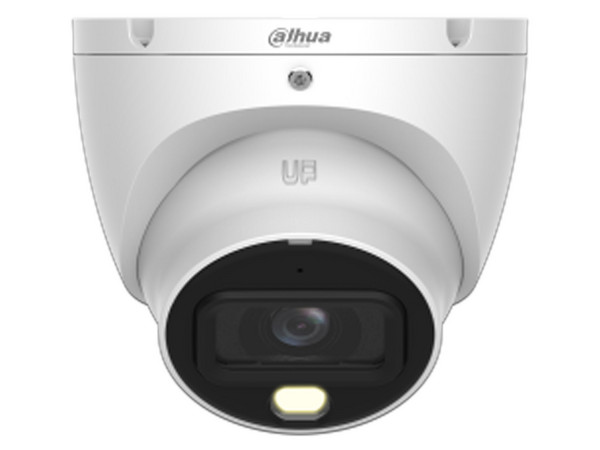 Cámara de Vigilancia Tipo Domo Dahua DH-HAC-HDW1809TLMN-A-LED de 8MP, Lente Fijo 2.8mm (3840 x 2160p), IR de hasta 20m, IP67. Color Blanco