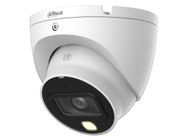 Cámara de Vigilancia Tipo Domo Dahua DH-HAC-HDW1809TLMN-A-LED de 8MP, Lente Fijo 2.8mm (3840 x 2160p), IR de hasta 20m, IP67. Color Blanco