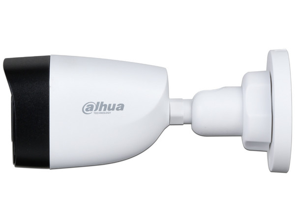 Cámara Tipo Bala Dahua DH-HAC-HFW1209CN-A-LED-S3 de 2MP (1920 x 1080), Lente de 2.8mm, Luz Blanca hasta 30m, IP67, Color Blanco.