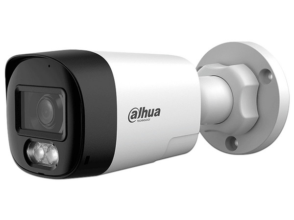 Cámara Tipo Bala Dahua DH-HAC-HFW1801RLN-IL-T con Resolución 4K, IR de Hasta 30m, IP67, Color Blanco.