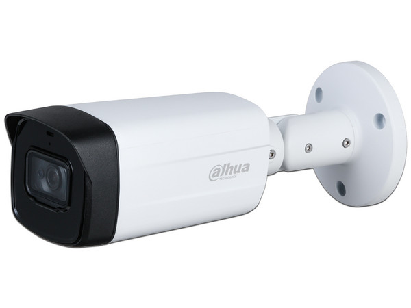 Cámara de Vigilancia Tipo Bala Dahua DH-HAC-HFW1801TMN-I8 de 8MP, Lente Fijo 2.8mm (3840 x 2160p), IR de hasta 80m, IP67. Color Blanco