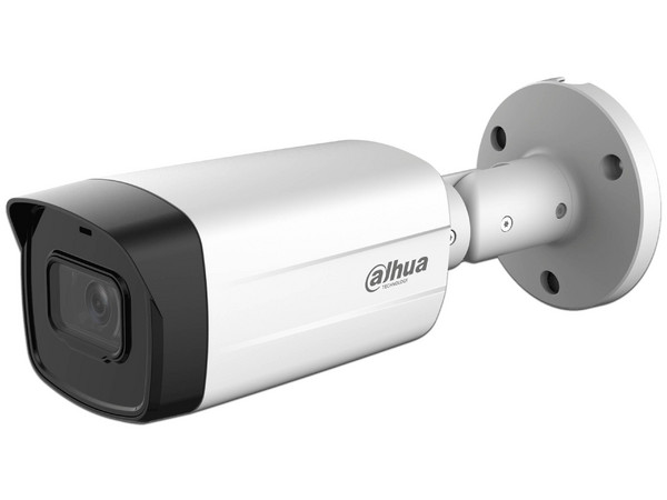 Cámara Tipo Bala Dahua DH-HAC-HFW1801TMN-I8-A-S3 4K (3840 x 2160), Lente de 2.8mm, IR de Hasta 80m, IP67. Color Blanco.