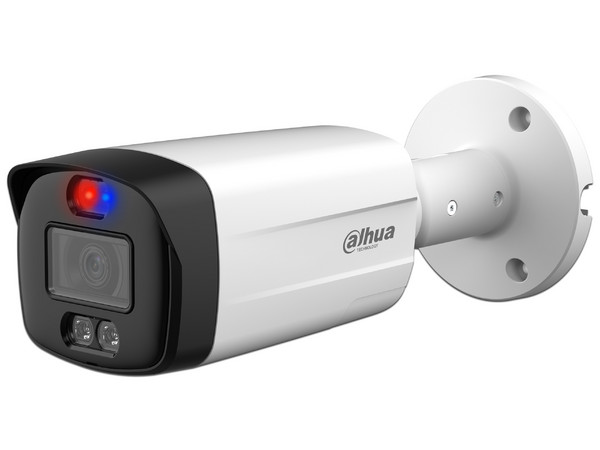 Cámara de vigilancia tipo bala Dahua HAC-ME1509THN-A-PV-0280B-S2 de 5MP, IP67, IR hasta 40m.