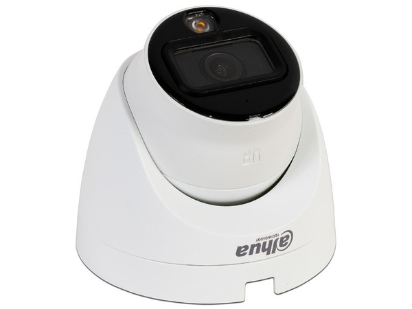 Cámara de vigilancia tipo domo Dahua HDW1239TL-A-LED de 2MP con lente fijo de 2.8mm.