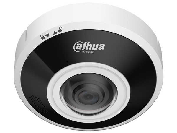 Cámara IP Tipo Ojo de Pez Dahua DH-IPC-EBW5641-AS de 6MP (2560 x 2560), Lente de 1.68mm, IR hasta 15m, IP67, Color Negro.
