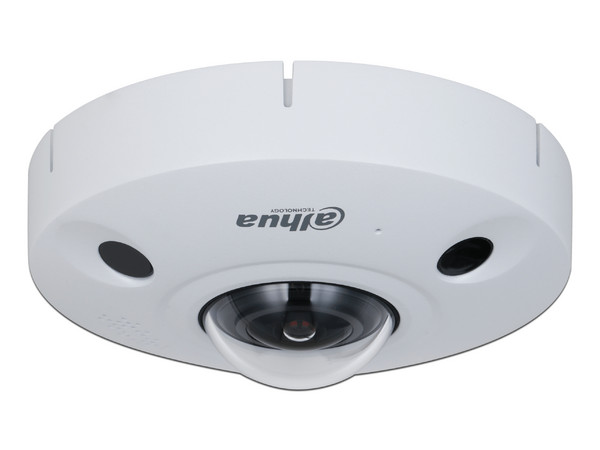 Cámara de vigilancia IP Fisheye Dahua DH-IPC-EBW8842-AS, 8MP, IR hasta 10m, IP67, IK10, Color Negro.
