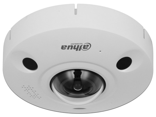 Cámara IP Domo Fisheye Antivandálica 4K, 8 Megapíxeles, Visión 360 grados, H265+, Audio
