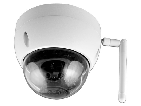 Cámara IP de videovigilancia tipo domo Dahua DH-IPC-HDBW1235EN-W-0280B-S2 de 2MP, IR hasta 30m, IP67, IK10, Wi-Fi.