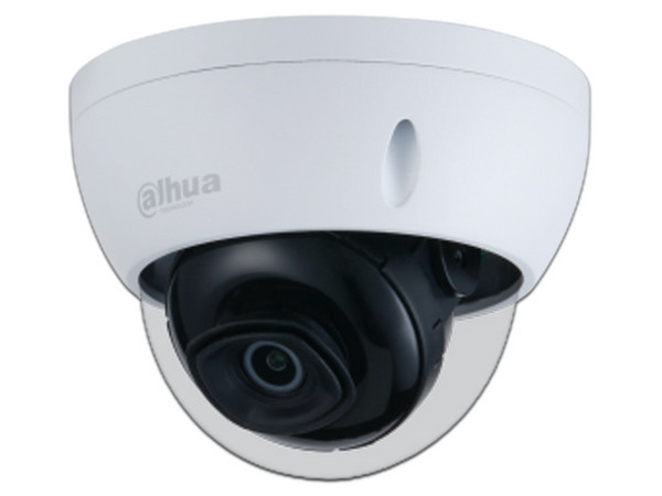 Cámara IP de vigilancia Dahua DH-IPC-HDBW2231EN-S-0280B-S2 de 2MP, Tipo Domo, Lente de 2.8mm, IR hasta 30m, IP67, IK10.