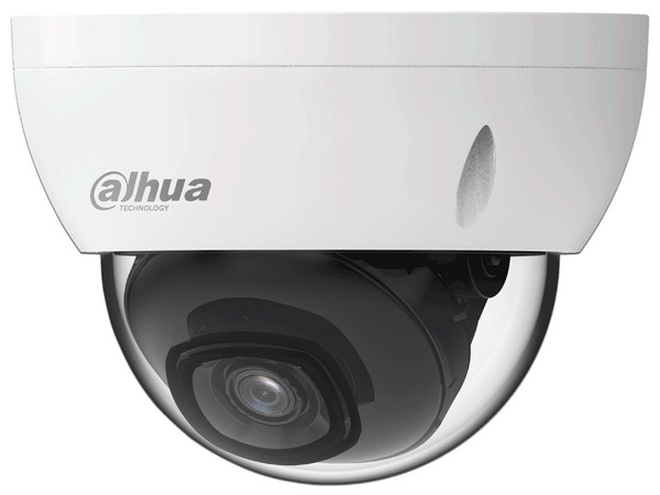 Cámara IP de vigilancia Dahua DH-IPC-HDBW2231EN-S-0280B-S2 de 2MP, Tipo Domo, Lente de 2.8mm, IR hasta 30m, IP67, IK10.