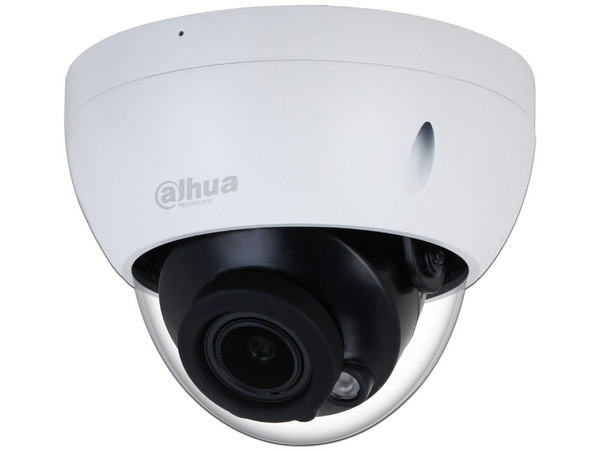 Cámara de Vigilancia tipo Domo Dahua IPC-HDBW2841R-ZS de 8MP (3840 x 2160), IR hasta 40m, Detección de Movimiento, IP67, IK10.