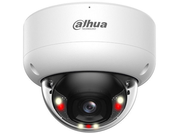 Cámara de vigilancia IP Tipo Domo Dahua DH-IPC-HDBW3849E-AS-IL, 8MP, Iluminación Dual, 3840 × 2160, PoE