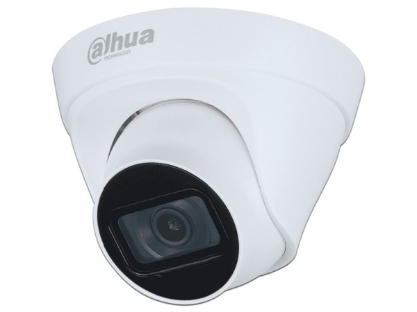 Cámara Tipo Domo Dahua DH-IPC-HDW1230T1P-A-0280B-S6 de 2MP (1920 x 1080), Lente de 2.8mm, IR hasta 30m, IP67, Color Blanco.