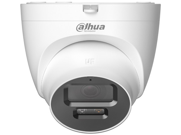 Cámara IP Tipo Domo Dahua DH-IPC-HDW2549T-S-PV de 5MP (2960 x 1688), Lente de 2.8mm, IR hasta 30m, IP67, Color Blanco.