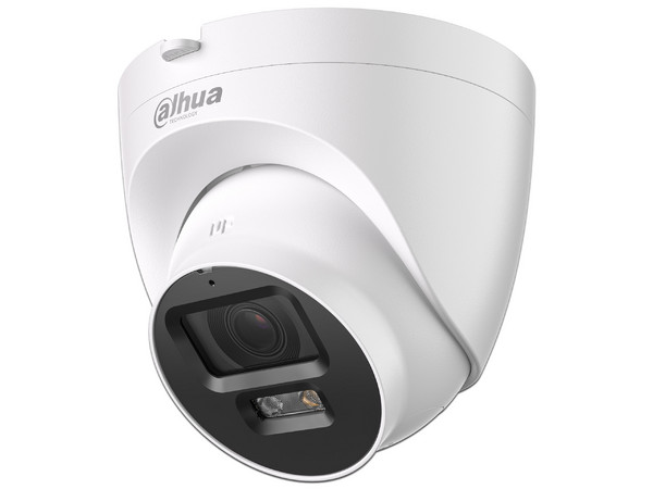 Cámara IP Tipo Domo Dahua DH-IPC-HDW2549T-S-PV de 5MP (2960 x 1688), Lente de 2.8mm, IR hasta 30m, IP67, Color Blanco.