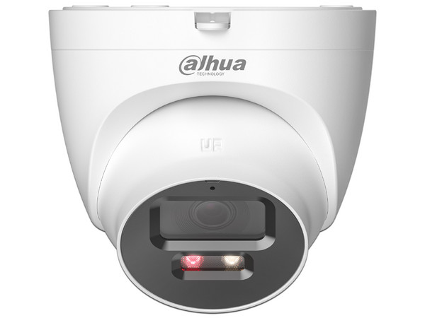 Cámara IP Tipo Domo Dahua DH-IPC-HDW2549T-S-PV de 5MP (2960 x 1688), Lente de 2.8mm, IR hasta 30m, IP67, Color Blanco.