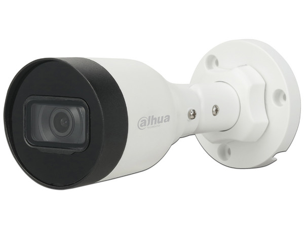 Cámara IP de vigilancia Dahua IPC-HFW1230S1-S4 tipo Bullet de 2MP, Lente de 2.8mm, IR hasta 30m, IP67.