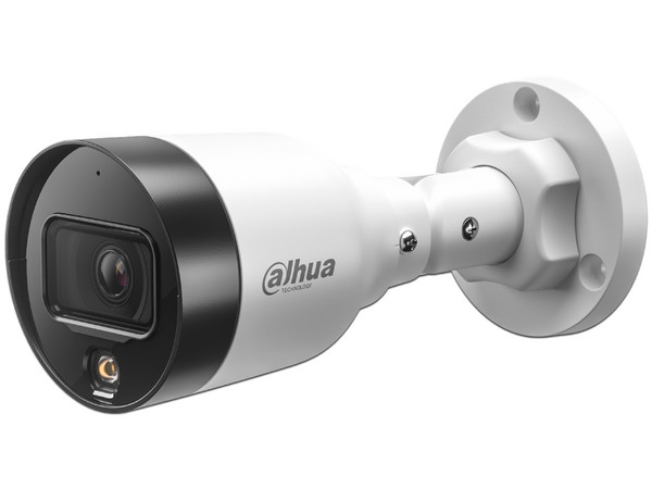 Cámara IP tipo bala DAHUA DH-IPC-HFW1239S1-A-IL de 2 MP, con Iluminador, Micrófono Integrado, IP67, PoE