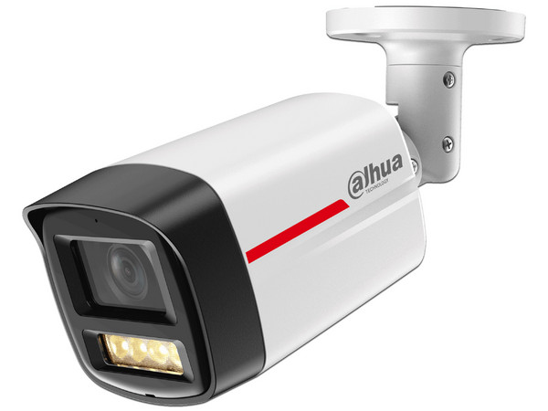 Cámara TIpo Bala Dahua DH-IPC-HFW2249TL-S-PV de 2MP (1920 x 1080), Lente de 2.8mm, IR hasta 30m, IP67, Color Blanco.