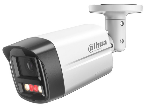 Cámara Bullet IP Dahua IPC-HFW2549TL-S-PV de 5 MP con Micrófono y Bocina, IP67.