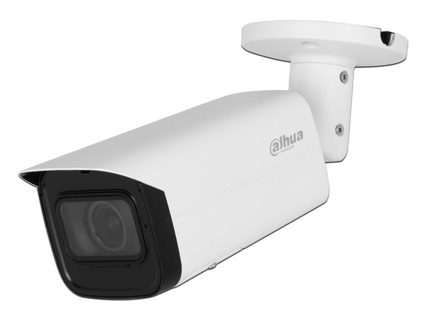 Cámara de Vigilancia IP tipo Bala Dahua DH-IPC-HFW3241T-ZAS-S2, 2MP (1920x1080), IR hasta 60m, IP67, Micrófono Integrado. Color Blanco.