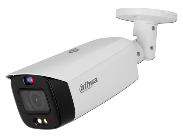 Cámara IP Tipo Bala  Dahua DH-IPC-HFW3449T1-ZAS-PV de 4MP, Lente de 2.7mm, IR hasta 50m, IP 67, Detección de movimiento inteligente, Color Blanco.