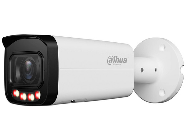 Cámara Tipo Bala Dahua DH-IPC-HFW3849T-ZAS-IL de 8MP (3840 x 2160), Lente de 2.7mm a 13.5mm, IP67, Color Blanco.