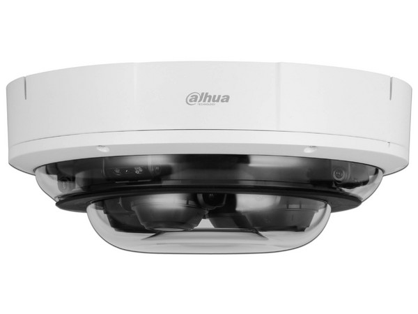 Cámara IP Panorámica Dahua DH-IPC-PDBW82041N-B360 de 4 x 5MP (2592 x 1944), Lente de 2.8mm, IR de Hasta 30m. Color Blanco.