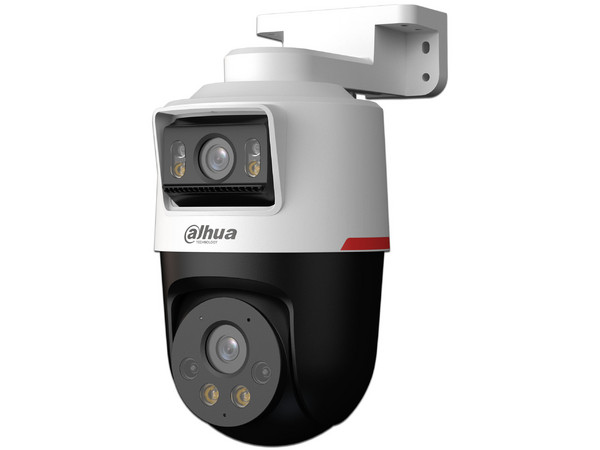 Cámara PT Dual Tipo Domo Dahua DH-IPC-PTS2249B-E2-S-PV-PRO de 2MP (1920 x 1080), Lente de 3.6mm, Luz Calida hasta 30m, IP66, Color Blanco.