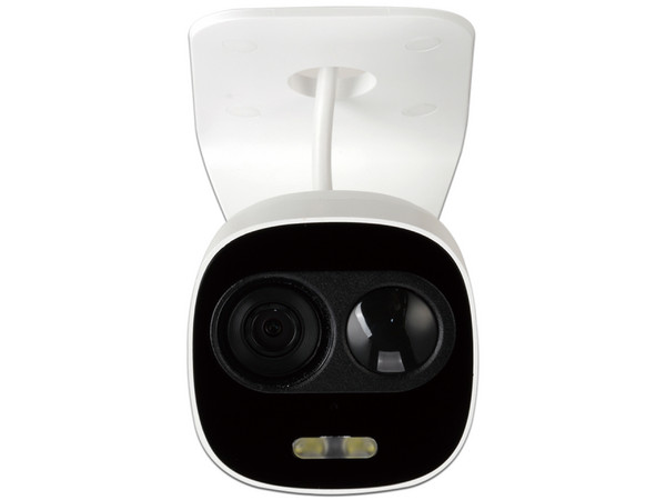 Cámara IP de vigilancia tipo Bullet Dahua HFW1831CPIR de 8MP, Lente de 2.8mm, IR hasta 10m, IP66, PoE.