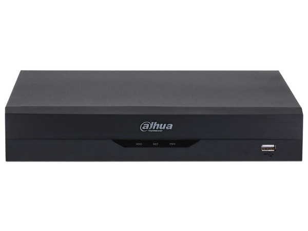 Kit de Videovigilancia Dahua KITXVR5104HS con 1 DVR de 4 canales, 4 Cámaras Dahua HFW1500CM-A, 4 rollos de cable siamés, 1 fuente de poder. (No Incluye Disco Duro).