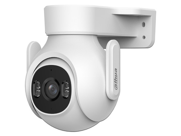 Cámara de Vigilancia IP Dahua P5B-PV de 5MP (2880 x 1620), IR hasta 30m, Wi-Fi 6, IP65, Soporta MicroSD hasta 256GB (No incluye memoria). Color Blanco.