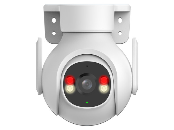 Cámara de Vigilancia IP Dahua P5B-PV de 5MP (2880 x 1620), IR hasta 30m, Wi-Fi 6, IP65, Soporta MicroSD hasta 256GB (No incluye memoria). Color Blanco.