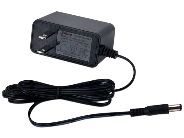 Fuente de Poder Dahua PFM320-010US de 12V, 1A, Protección de Sobre Corriente y Voltaje, 1.5 mts.