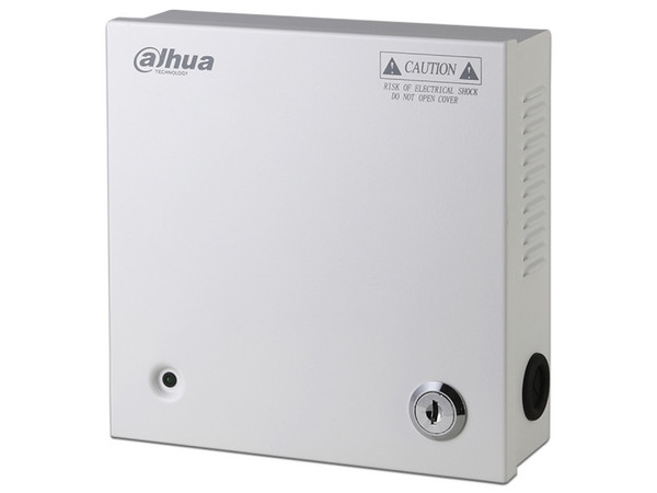Fuente de alimentación Dahua DH-PFM341-9CH para cámaras de vigilancia con 9 salidas de 12V.