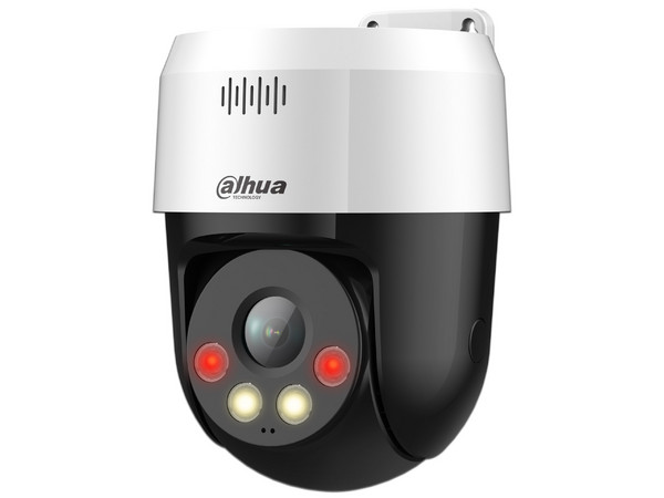 Cámara IP Tipo Domo Dahua DH-SD2A500NB-GNY-A-PV de 5MP (2560 x 1920), Lente de 4mm, IR hasta 30m, IP66, audio Bidireccional, Color Blanco.