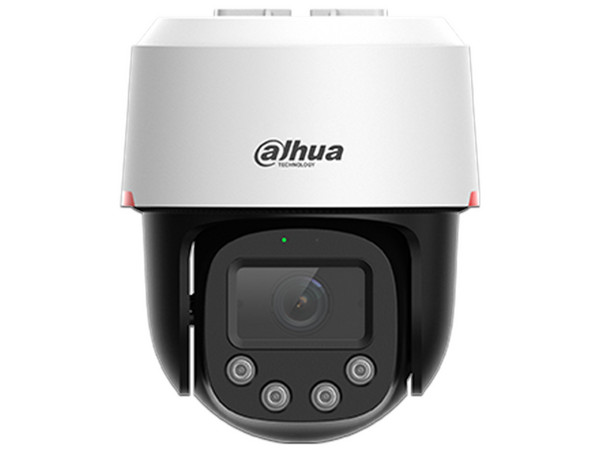 Cámara IP PT DAHUA DH-SD2C400NA-B-PV-0400-S2-PRO, 4MP, WizColor, SMD3.0, Protección Perimetral, Audio Bidireccional, Detección de Humanos, MicroSD, IP66, PoE.