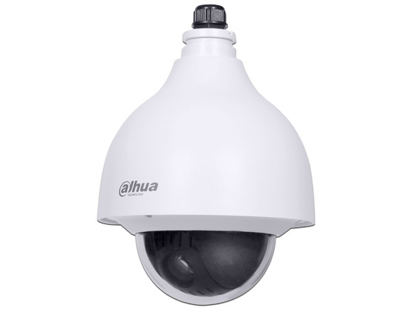 Cámara IP de Vigilancia Dahua DH-SD40212T-HN tipo Domo de 2MP PoE+, protección IP66 para Exteriores y IK10 Antivandálica.